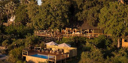 Accommodation Kwetsani Camp Okavango Delta Botswana
