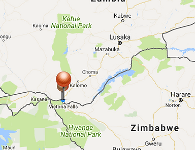 Zambia 40day Safari Map