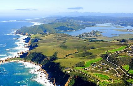 South Africa birdseye view Garden route