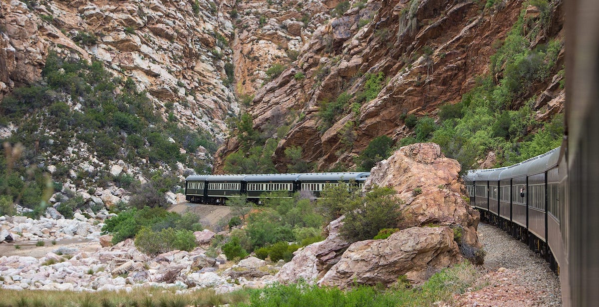 Rovos train Mountain Pass South Africa