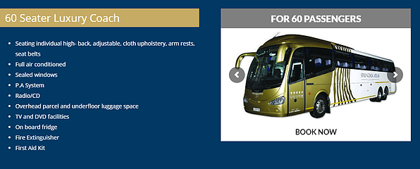 60 Seater Luxury Coach 